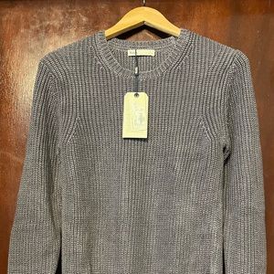 Men’s Purple Linen Desert Sweater Crew